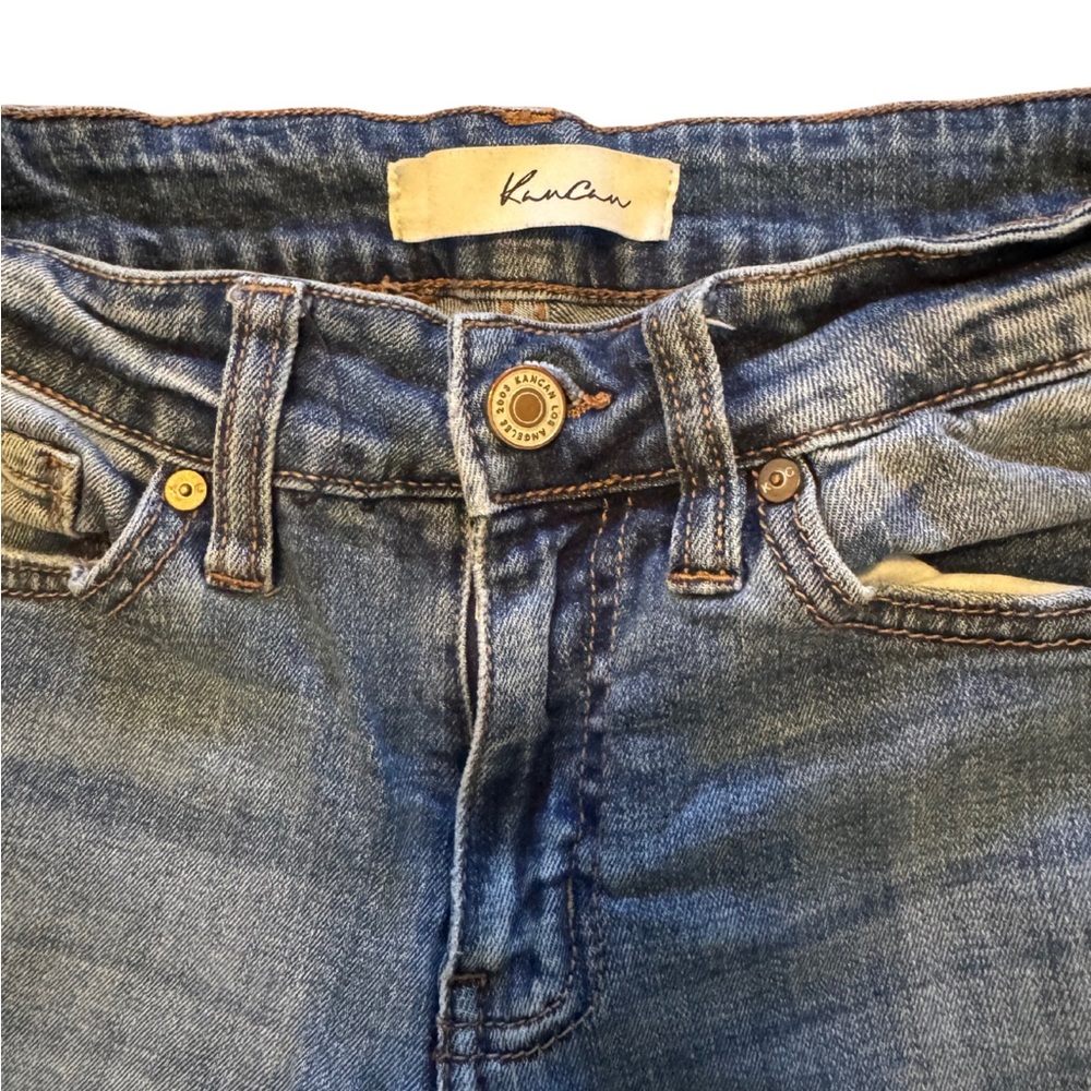 KanCan Distressed Skinny Blue Denim Jeans Size 3 25 - Picture 4 of 7